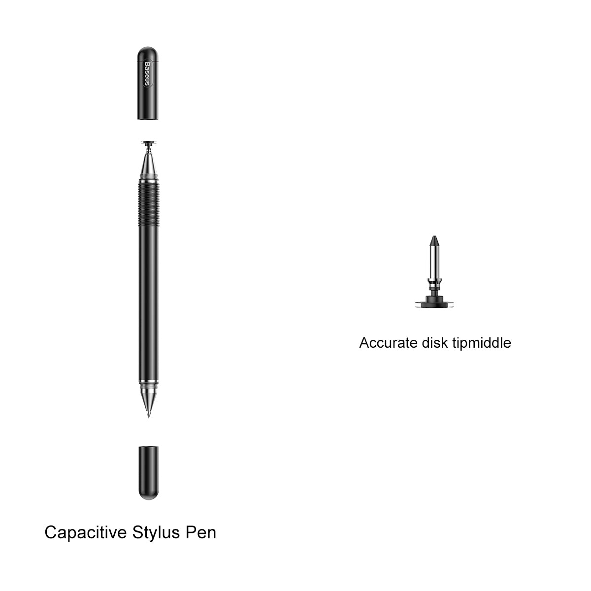 Baseus Golden Cudgel Capacitive Stylus Pen Black ACPCL-01 Baseus Golden Cudgel Capacitive Stylus Pen Black ACPCL-01